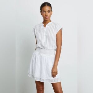 Rails Angelina Mini Dress in White Shadow